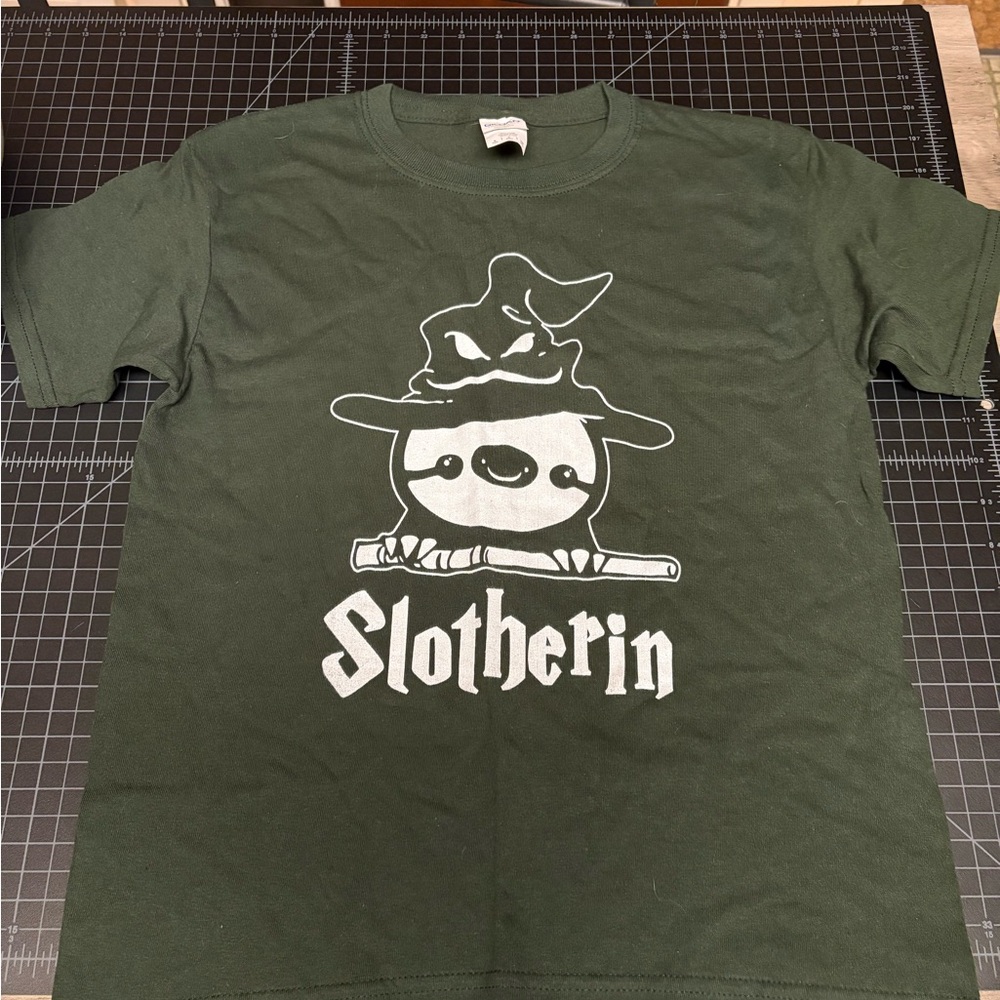 Harry Potter Dark Green Heavy Cotton T-Shirt